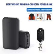 Portable Power Bank Pack Charger Battery for Heating Gloves Vest Jacket & Remote