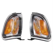 Car Fog lamp, For Toyota, For Tacoma 2001 2002 2003 2004 1 Pair Car Front Corner Light Side Marker Turn Signal Lamp Fog Lamp 81610-04080 81620-04080