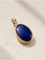 [Marla Aaron] Marla Aaron - 14-karat Gold Lapis Lazuli Pendant - One size One size Gold