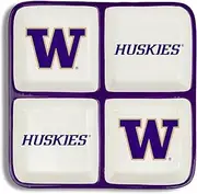 The Memory Company | Licensed NCAA 4-Section Ceramic Plate,University of Colorado, Boulder
