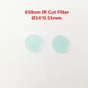 5pcs/lot 650nm IR Cut Filter IRC650 14*0.55mm Visible Light Pass Glass