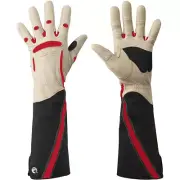 Bionic Women's Rose Gardening Gloves - XL - Tan/Black/Red