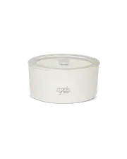 frank green Stainless Steel Bowl with Glass Lid - 1,500ml - Cloud