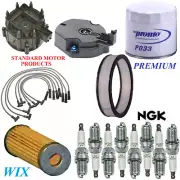 Tune Up Kit Filters Cap Wire Plugs For OLDSMOBILE CUSTOM CRUISER V8 7.5L 74-75