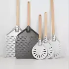 Perforated Pizza Peel, 30cm Pizza Turning Peel, Anodized Aluminum Paddle