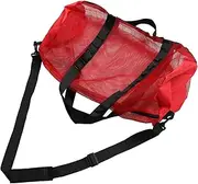 [Abaodam] Large Mesh Beach Tote Bag Practical Storage for Clothes Towels Swimming Gear Versatile Handbag with Handles for Holidays Pool Seaside Use