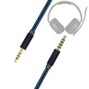 Gold Plated 3.5mm Cord for AstroA10 A20A30 A40 Headphone Enhanced Sound Quality