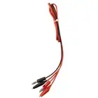 Sleek Design Silicone Two Clamp Power Cord for Easy Measurement and Testing