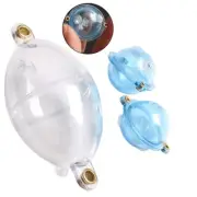 Secure and Reliable 3Pcs Hollow Balls Floats for Smooth Fishing Experience