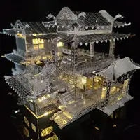 在飛比找蝦皮商城精選優惠-✨ ✨聚仙樓客棧3D立體金屬軍事拼圖DIY手工製作益智拼裝模