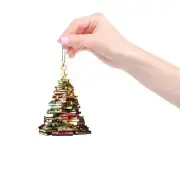 Book Christmas Tree Ornament Book Lovers Gifts Home Decoration Book Decor