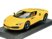 BBURAGO FERRARI 296 GTB YELLOW 1:18 DIE CAST METAL MODEL NEW IN BOX 16018