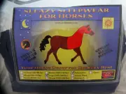 New Sleazy Sleepwear for Horses Stretch Neck Hood Nylon Navy Mane Tamer Genuine