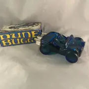 Vintage Avon Blue Glass Dune Buggy Bottle After Shave Cologne Car Decanter