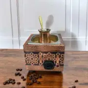 Traditional Handcrafted Copper Sand Coffee Maker Machine – 450W, 110 or 220 Volt