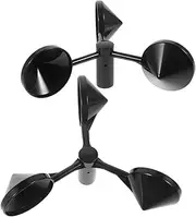 Levemolo Wind Measurement 3-Cup Anemometer Cup Outdoor Meter Replacement Parts Abs Tool