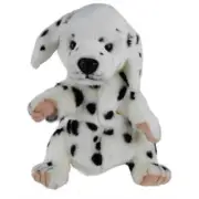 Hansa Realistic Dalmatian Puppy Puppet Soft Plush Toy 28cm Ages 3 Years and Up