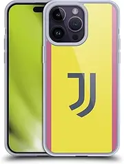 Head Case Designs Officially Licensed Juventus Football Club Away 2024/25 Kit Soft Gel Case Compatible with Apple iPhone 14 Pro Max
