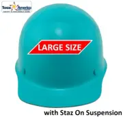 MSA Skullgard Large Cap Style with StazON Suspension - Custom Painted Teal