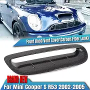 For Mini Cooper S R53 R50 2002-2006 Front Air Hood Bonnet Scoop Vent Trim Kit 1x