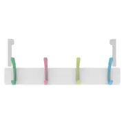 MODE 4 Pastel Hooks On White Board Over Door Hanger