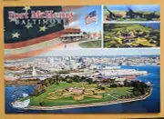 Postcard MD: Fort McHenry. Baltimore. MD. ( Large format 6.7x4.6"/ 17,0x11.7cm)