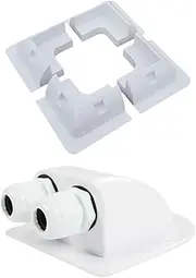 B Baosity Solar Panel Mounting Brackets Kit Campervan Mount Yacht Solar Panel Support for Caravans, White