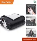 Cozy 50" x 60" Electric Blanket Throw - Thick Sherpa and Flannel Fabric