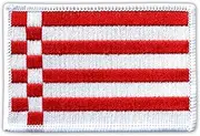 Bremen flag - iron/welded bottom - embroidered patch/badge/emblem