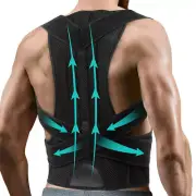 Adjustable Back Brace Straightener Scoliosis and Hunchback Posture Corrector