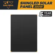 San Hima 200W Solar Panel Kit Mono Shingled Fixed Power Camping Caravan