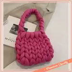 原裝進口包適合治愈旅行野餐當代手工鉤針包 DIY CHANKY YARN 單肩包 SLING BAG TREND BAG