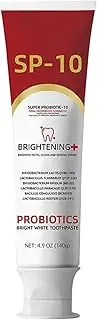 SIP-10 Toothpaste, SIP-10 Breath Toothpaste, Probiotic Tooth Whitening Agent, Breath Freshing Whiting Toothpaste For Adults, Dazzling White Toothpaste, Deep Cleaning Care Toothpaste