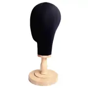 Mannequin Hairpieces Stand Holder Wig Head Wig Stand Wig Display Stand Black