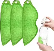 Beans Shaped Bottle Cleaning Sponge - Cute Pea Water Bottle Cleaning Sponge, Magic Beans Bottle Cleaner, Blistering Fiber, Kitchen Bottle Cleaning Beans Sponge for Internal Cleaning of Small Mouth