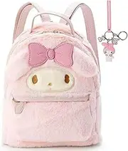 [SHOCKTU] My Melody Backpack, Cinnamoroll Bag Cute Cartoon School Bag Plush Shoulder Bag Handbag