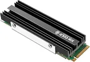 M.2 NVME 2280 SSD Heatsink with Silicone Thermal Pad Solid State Disk Drive Radiator Cooler Aluminum Alloy Cooling Pad for Desktop PC PS5 Heatsink