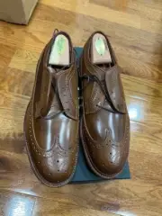 Alden 97891 - Long Wing Blucher - Whiskey Shell Cordovan - Size: 6.5E