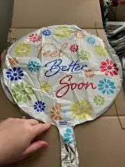 ValueLine Plus Feel Better Soon Foil Balloon New!!!