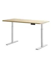Artiss Standing Desk Motorised 140CM White Oak
