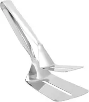 Stainless Steel Steak Clip Bread Clamp, Multipurpose Food Tongs Pizza Spatula BBQ Grill Cooking Tool Bread Clamp Beefsteak for Kitchen Outdoor Barbeque Salad Fish Thick Steak/1315