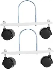 Yardenfun Sturdy U-Bracket Heater Support Frame Swivel Casters Mobile Pulley Bracket for Radiator Accessories