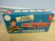 AMT 1963 CORVAIR CONVERTIBLE 1/25 model car kit 4710-100 SUPER RARE NEW - (BLUE)
