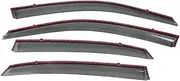 FUWKAIZS 4X Deflectors Compatible for Kia Stonic KX1 2023 2021 2020 2019 2018 2017 Windshield Car Side Window Visors Trim Rain Eyebrow Accessories