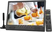 KCR 14.1 Inch Digital DVB-T2 Portable TV, Freeview, Rechargeable Battery, USB Port, Headphone Jack, Remote Control, AV Input, HDMI Input