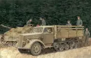 1:35 DRAGON German Half - Track Truck Maultier Kit DR6761 Model