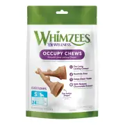 Whimzees Occupy Calmzees Antler Value Bag Dog Dental Treats Small 24 Chews