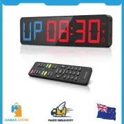 Gym Timer 15'' Large LED Digital Wall Clock, Interval Timer Clocks with Stopw...