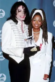 JANET JACKSON & MICHAEL JACKSON 8x10 Photo