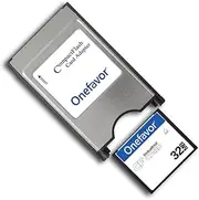 Compact Flash 128mb 256mb 512mb CF Card 1GB 2GB 4G Memory Card for CNC IPC Numerical Control Machine PCMCIA Adapter (32MB Compact Flash to PCMCIA)